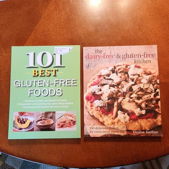 Dairy Free & Gluten Free Cookbook & 101 Best Gluten Free Foods Book Bundle - Picture 1 of 12